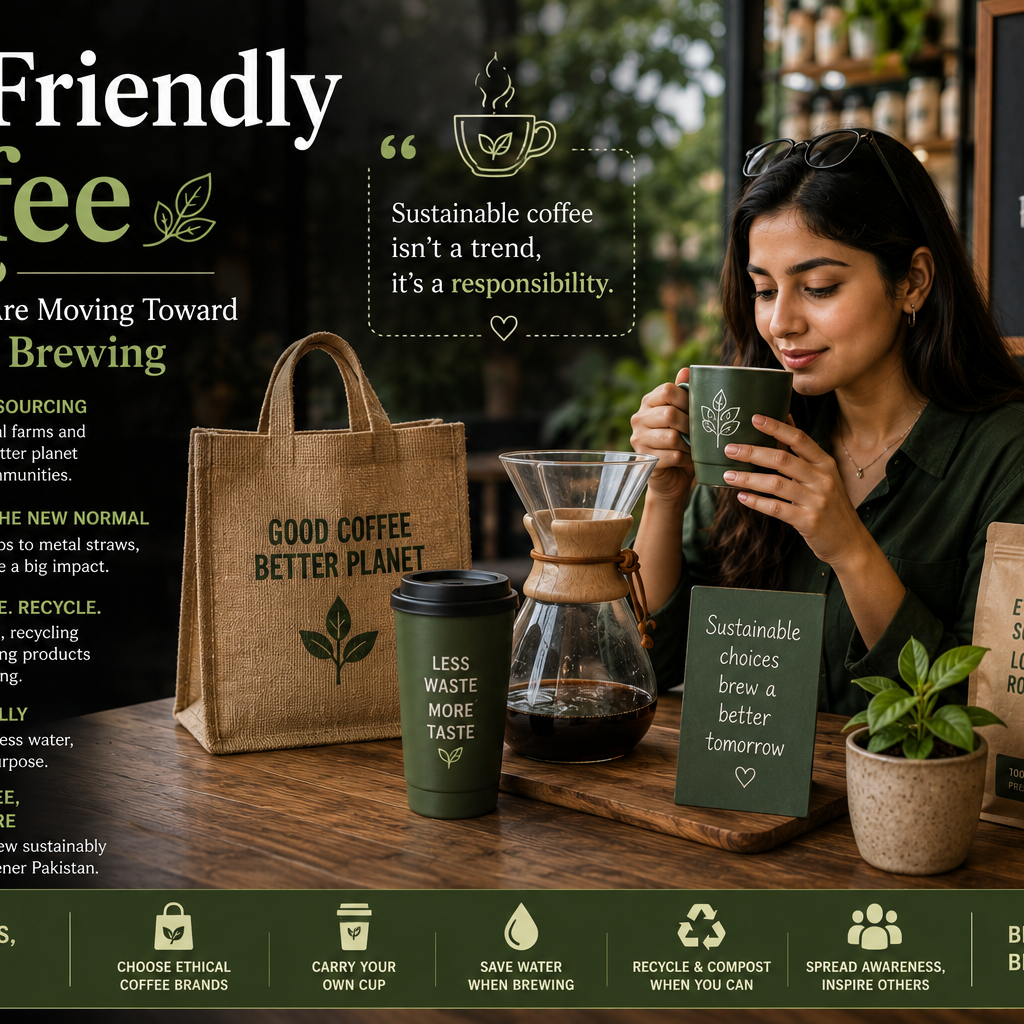 Eco-Friendly Coffee – How Pakistanis Are Moving Toward Sustainable Brewing
